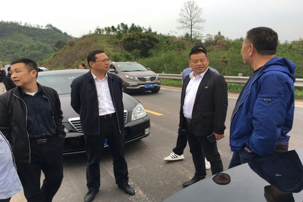 4.14蓮都區(qū)領(lǐng)導(dǎo)赴現(xiàn)場調(diào)研，關(guān)心支持公司發(fā)展后勁